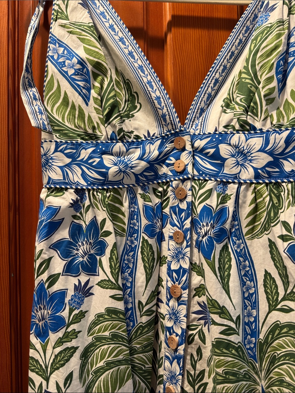 Farm Rio Off-White Tropicance Midi Dress size small EUC - Picture 5 of 9